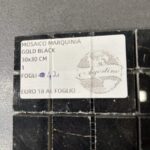Mosaico “Marquinia Gold Black"
