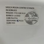 Vasca da bagno - Modello "Moon" Bianco Lucido