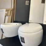 Sanitari sospesi - Modello "Touch" Bianco Lucido
