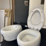 Sanitari sospesi - Modello "Touch" Bianco Lucido