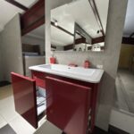 Mobile da bagno sospeso "Liverpool" Rosso Lucido