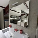 Mobile da bagno sospeso "Liverpool" Rosso Lucido