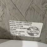 Mobile da bagno sospeso "Liverpool" Rosso Lucido