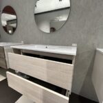 Mobile da bagno sospeso "Cubik" Chiaro