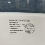 Vasca da bagno - Modello "Sun" Bianco Lucido