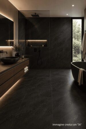 Piastrella “Istinto Black Lap”