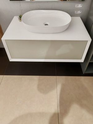 Mobile da bagno sospeso "Milano" 100cm