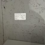 Mobile da bagno sospeso "Outline" Grigio Lucido