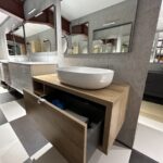Mobile da bagno sospeso "Domus" Rovere Farnia
