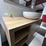Mobile da bagno sospeso "Domus" Rovere Farnia