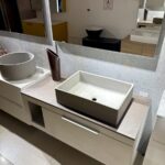 Mobile da bagno sospeso "Lido" Grigio Cielo