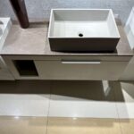 Mobile da bagno sospeso "Lido" Grigio Cielo