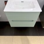 Mobile da bagno sospeso "Rigo" Verde Salvia 60cm