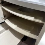 Mobile da bagno sospeso "Outline" Bianco Opaco