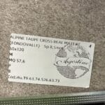 Piastrella "Alpine Taupe Cross Real Matt" 60x120