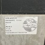 Piastrella "Gems White"