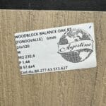 Piastrella "Woodblock Balance Oak"