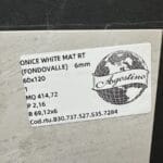 Piastrella "Onice White Mat"