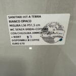 Sanitari a terra - Modello "Hit" Bianco Opaco