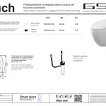 Sanitari a terra - "Touch" Bianco Lucido