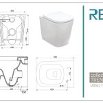 Sanitari a terra - "Trend" Bianco Lucido