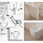 Sanitari a terra - "Touch" Bianco Lucido