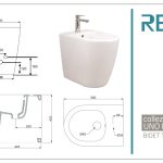 Sanitari a terra - "Uno Mini" Bianco Lucido