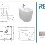 Sanitari a terra - "Trend" Bianco Lucido