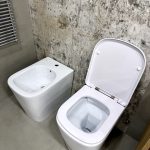 Sanitari a terra - "Trend" Bianco Lucido