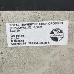 Piastrella "Royal Travertino Ebur Cross" 60x120