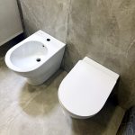 Sanitari a terra - "Wave" Bianco Lucido
