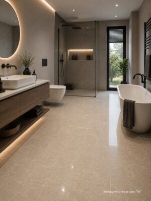 Piastrella “Marmorea Oxford Greige Lux"