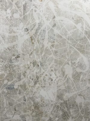 Piastrella "Action Paint Light White"