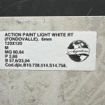 Piastrella "Action Paint Light White"