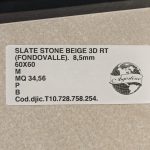 Piastrella “Slate Stone Beige 3D"