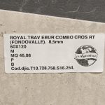 Piastrella "Royal Trav Ebur Combo Cros"