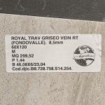 Piastrella "Royal Trav Griseo Vein"