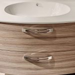 Mobile da bagno sospeso "Confort" Finitura Larice 100x55x57
