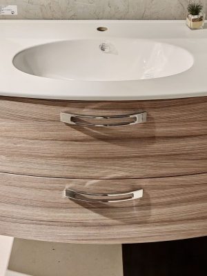 Mobile da bagno sospeso "Confort" Finitura Larice 100x55x57