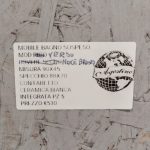 Mobile da bagno sospeso "Verso" Noce Bruno 90x45x46