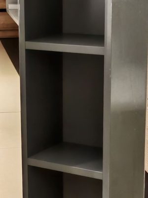 "Pensile a Giorno Sospeso" Finitura Laccato Opaco Grigio Topo
