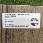 Piastrella “Nordik Wood Brown R11"