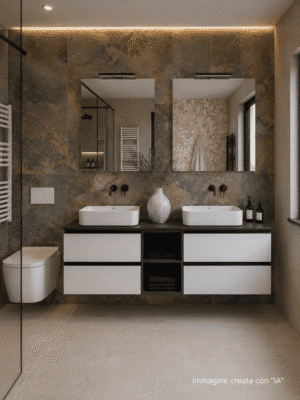 Mobile da bagno sospeso "Nobu" 160x45