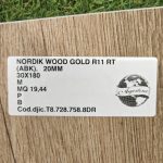 Piastrella “Nordik Wood Gold R11"