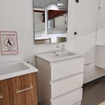 Mobile da bagno a terra "Allegra" Bianco Neve 60x39