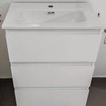 Mobile da bagno a terra "Allegra" Bianco Neve 60x39