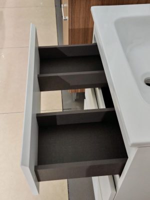 Mobile da bagno a terra "Allegra" Bianco Neve 60x39