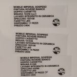 Mobile da bagno sospeso "Imperial" Rovere Bianco 61 cm