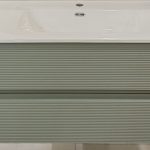 Mobile da bagno sospeso "Rigo" Verde Salvia 100x45 cm