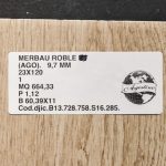 Piastrella "Merbau Roble"